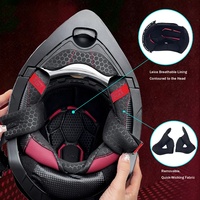 Casque de moto modulaire YM 911 ABS Flip DOT à double visière, haute résistance aux chocs, boucle à dégagement rapide pour l'aventure, le motocross, toutes saisons