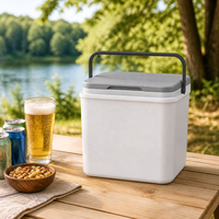 Glacière isotherme portable moderne 11L pour camping et pique-nique, étanche, en PP de qualité alimentaire, anti-chute, pour vin, bière, lait maternel