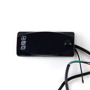 DC 6V-30V 3 en 1 horloge numérique multifonction + thermomètre + voltmètre affichage LED <span class=keywords><strong>moto</strong></span> étanche IP67 pour voiture bateau - Product Image 1