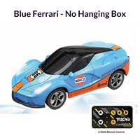 Mini voiture de course électrique RC en métal 1:64 pour télécommande double mode, jouet de drift de poche pour bureau, cadeau d'anniversaire pour garçons et enfants