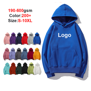 Factory Embroidery Men's Sweatshirt Fleece Cotton Plain Pullover Printing Unisex Custom Logo 100% <strong>Polyester</strong> <strong>Hoodies</strong> - Product Image 6