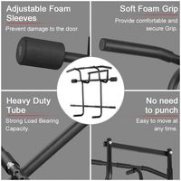 Multi-Gym Doorway Pull Up Bar Dips Bar Fitness pour la maison Barre de musculation et sangles de suspension Gym System Exercise Chin-Up