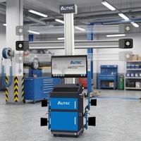 Máquina de Alineación de Ruedas 3D de Alta Calidad AUTEC con Juego Completo de Accesorios y Certificación CE
