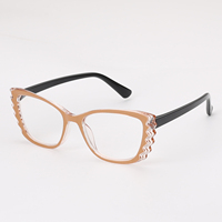 Lunettes de lecture de protection des yeux de chat multicolores avec logo personnalisé en plastique bon marché pour femmes de créateur OEM Offre Spéciale