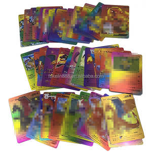 Carte da Collezione in Lamina d'Oro di Pikachu, Materiale Plastico, Serie Pocket Monster Flash - Product Image 1