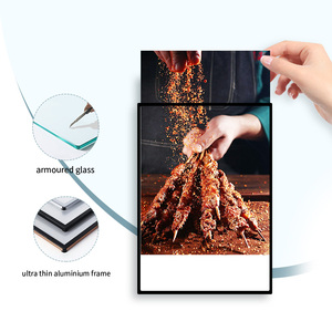 Lámpara de inserción de imagen delgada de tamaño A1, Marco a presión Delgado, luz Led <span class=keywords><strong>para</strong></span> restaurante rápido y tienda de té con leche - Product Image 2