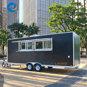 Imbisswagen Foodtruck Customized Mobile Fast Cart Wood <b>Fire</b> Pizza Food <b>Truck</b> Concession Trailer For Sale - Product Image 2