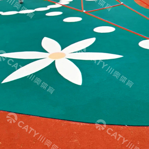 พื้นยาง EPDM สำหรับสนามเด็กเล่นกลางแจ้ง ป้องกันการลื่น ป้องกันการตก สำหรับสถานรับเลี้ยงเด็ก - Product Image 5
