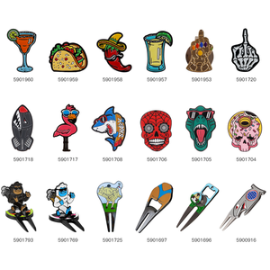 เครื่องมือซ่อมกอล์ฟแม่เหล็กพร้อมส้อมอุปกรณ์เสริมกอล์ฟโลหะสังกะสีผสมพลาสติกเหล็ก - Product Image 6