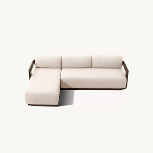 Ensemble de canapés de jardin en aluminium au design moderne, mobilier d'extérieur, canapé modulaire pour villa, hôtel, parc - Product Image 5