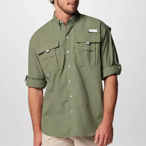 เสื้อเชิ้ตตกปลาแบบติดกระดุมลายปลาแบบตะวันตก พร้อมลายหางปลา แบบสั่งทำพิเศษ ระบายอากาศได้ดี ป้องกันแสงแดด UPF50  บางเบา ตลกขบขัน เหมาะสำหรับการแข่งขัน - Product Image 6