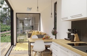 Casa Prefabbricata <span class=keywords><strong>in</strong></span> Container Navale da 40 Piedi <span class=keywords><strong>in</strong></span> Acciaio Leggero Pronta all'Uso <span class=keywords><strong>in</strong></span> <span class=keywords><strong>Vendita</strong></span> - Product Image 5