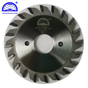 Lamine paneller MDF sunta için 80mm 10 + 10T TCT ayarlanabilir puanlama dairesel testere bıçağı