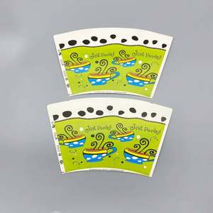 Vaso de Papel de 8 oz y 12 oz con Diseño Personalizado, Revestimiento de PE de Doble Cara para Uso Alimentario - Product Image 3