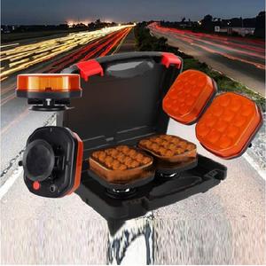 Kits de feux arrière LED ambre à Base magnétique forte pour camion <span class=keywords><strong>remorque</strong></span> tout-terrain 4x4 Rechargeable 12-24V <span class=keywords><strong>feu</strong></span> arrière sans fil nouveau - Product Image 1