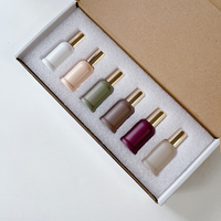 Emballage en boîte de 10ml vide beauté Morandi mat rose blanc vert bordeaux nude brun parfum parfum huile rouleau sur bouteille en verre