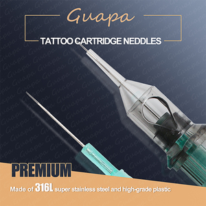 Cartuchos de tatuaje cónicos largos verdes Guapa maquillaje permanente <span class=keywords><strong>Nano</strong></span> <span class=keywords><strong>agujas</strong></span> cuero cabelludo micropigmentación <span class=keywords><strong>agujas</strong></span> cartucho sombreadores redondos - Product Image 5