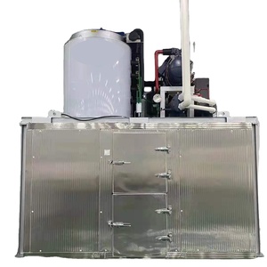 Fábrica 10 toneladas por día Máquina de hielo en escamas Nueva máquina de hielo en escamas de refrigeración por aire - Product Image 1