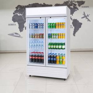 Refrigerador Exhibidor de <span class=keywords><strong>Coca</strong></span>-<span class=keywords><strong>Cola</strong></span> con Puerta con Cerradura y Logotipo Personalizado Gratuito, Equipo de Refrigeración Comercial para Supermercados - Product Image 3