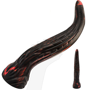 Consoladores sin huevo emulacionales mezclados en colores de silicona líquida para juguetes sexuales tapón anal al por mayor - Product Image 1