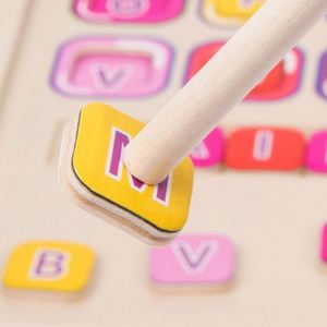 Juego Educativo Multifuncional para Aprender Jugando, Letras Magnéticas, Alfabeto, Juego de Mesa ABC - Product Image 5