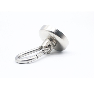 L25 anello girevole neodimio ganci magnetici forza di trazione 24 36kg forte magnete alpinismo fibbia pentola magneti con clip in acciaio - Product Image 4