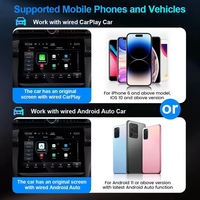 Adaptateur USB C Carplay Dongle Adaptateur Carplay sans fil pour Android Auto Compatible avec VolvoXC90