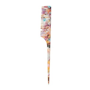 Peigne en fibre d'acétate, grande taille, antistatique, à queue pointue, pour cheveux secs et mouillés, usage domestique, écologique - Product Image 5