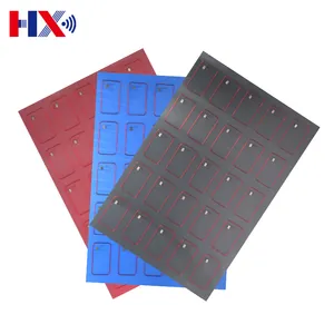 Chất lượng tốt A4 Sheets tùy chỉnh bố trí màu sắc 5*5 prelam tấm PVC 125Khz RFID tk4100 thẻ Inlay