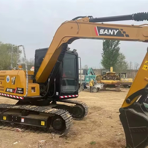 ใช้งานได้ดี Sany รถขุดตีนตะขาบ SY75มือสอง SY75C SY55 SY95 5T 6T <span class=keywords><strong>7T</strong></span> มือสองรถขุดขนาดเล็ก - Product Image 1