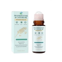 Huile Essentielle de Frankincense et de Ricin 100% Pure Pressée à Froid en Roll-On pour Massage Corporel et Soins de la Peau – Prix Usine