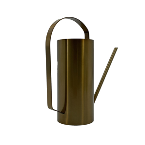 Arroseur de jardin moderne en acier inoxydable pour bain de nénuphar Pot de plantes noir à arrosage automatique pour plante de jardin d'école intérieure - Product Image 6