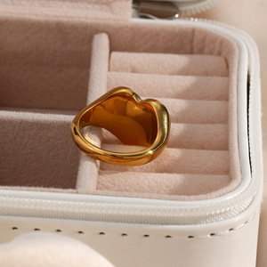 Anillos <span class=keywords><strong>de</strong></span> Boda Personalizados con Grabado <span class=keywords><strong>de</strong></span> Alfabeto y Corazón en Inglés, Estilo Europeo Americano, SELFLOVECLUB, para Mujer - Product Image 4