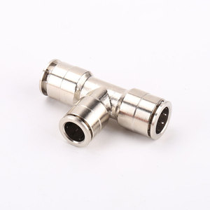 Conector en T Endotraqueal Serie PEG 4/6/8/10/12, Recubierto de Cobre y Níquel, Conexión Rápida, Reductor PEG de Apriete Rápido, Piezas Neumáticas - Product Image 4