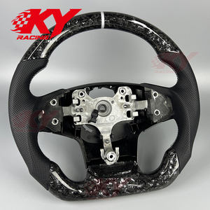 Accessoires intérieurs de voiture, volant en fibre de carbone forgé sur mesure pour Isuzu D-MAX MU-X SUV 2014-2019 Dmax LS-U - Product Image 2