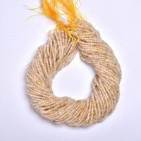Fournisseurs chinois fabrication en gros 2mm 3mm 4mm pierre naturelle perle de pierre blonde perles de gemme à facettes rondes