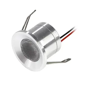 Lampu Kabinet Dalam Ruangan, Lampu Sorot LED Mini 12V 1W