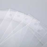 Prix usine emballage personnalisé Transparent clair BOPP Opp sacs en plastique avec auto-adhésif pour vêtements chaussettes