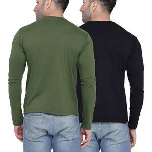 T-shirt à manches longues personnalisé pour homme, fabriqué en coton 100 %, confort maximal, séchage rapide, écologique, pour un usage quotidien décontracté et pour se détendre - Product Image 6