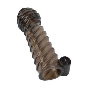 Manchon de pénis en cristal, préservatif sexy, extenseur, préservatif en TPE souple pour homme avec vibrateur puissant, agrandissez votre pénis - Product Image 4