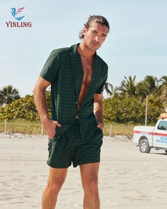 Pantalons de plage pour hommes Shorts de <span class=keywords><strong>bain</strong></span> imprimés de <span class=keywords><strong>grande</strong></span> <span class=keywords><strong>taille</strong></span> à séchage rapide Shorts de <span class=keywords><strong>bain</strong></span> pour hommes - Product Image 3