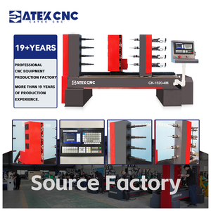 Hiệu quả cao bốn trạm CNC gỗ sao chép máy tiện bốn trục đồ nội thất chân rìu búa xử lý tự động sao chép máy tiện - Product Image 1