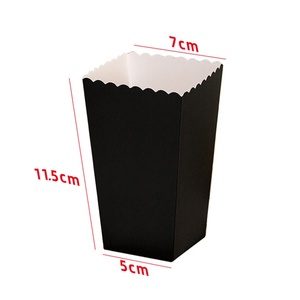 Pochettes jetables en papier kraft couleur unie, best-seller, avec poignée pour nuggets de poulet, pour emballage alimentaire, forme personnalisable - Product Image 4
