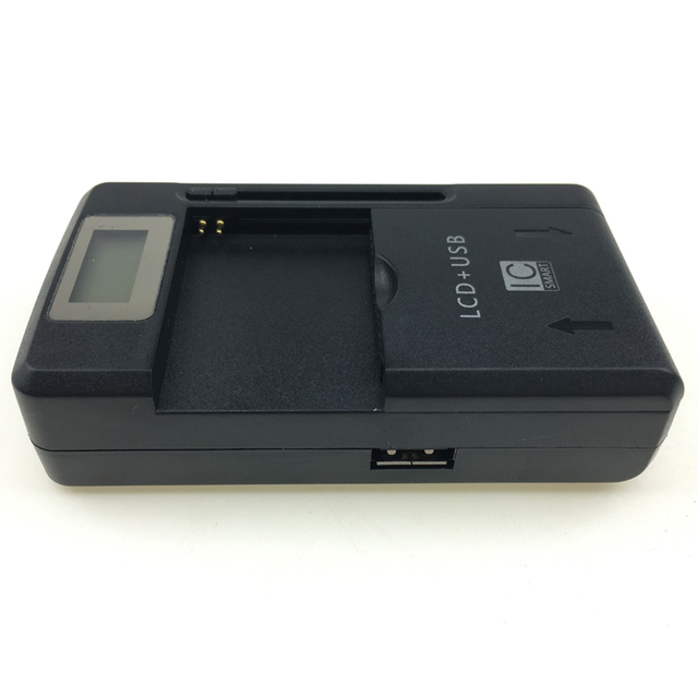 D1092 Chargeur De Batterie Lcd Display Mobile Phone Lithium Ss-8/ss8 Cargador Batera Universal Battery Charger with Usb Port