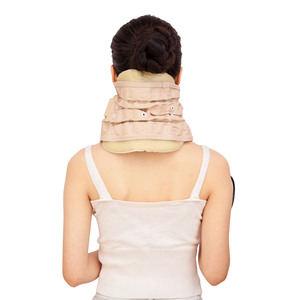 Soporte inflable para la columna cervical, dispositivo de tracción manual de talla única para alivio de hombros y cuello - Product Image 2