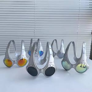 نظارات شمسية معدنية للرجال والنساء لركوب الدراجات في الهواء الطلق عصرية وعصرية وعصرية فوق أعلى النظارات الشمسية - Product Image 1