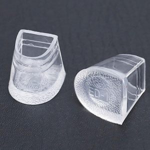 Protège-talons en PVC antidérapants pour chaussures à talons hauts, vente en gros d'usine, prix bas, pour femmes, formes ronde et fer à cheval - Product Image 1