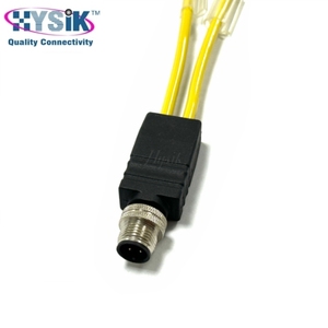 Cabo de Ramificação Circular M12 de 4 Posições (Código A) Macho para 2 Fêmeas para Sensor Fotoelétrico com Divisão em Y - Product Image 1