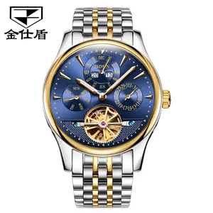 JSDUN Đồng Hồ Cơ Cho Tourbillon Rỗng Chống Nước Bằng Thép Không Gỉ Cho Cặp Đôi Phong Cách Nhà Cung Cấp Chuyên Nghiệp Theo Yêu Cầu Của OEM 8992