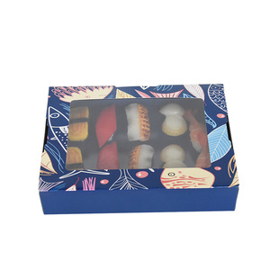 Petite quantité minimale <span class=keywords><strong>de</strong></span> commande <span class=keywords><strong>à</strong></span> <span class=keywords><strong>emporter</strong></span> boîte <span class=keywords><strong>à</strong></span> sushi en papier boîte d'emballage alimentaire boîte <span class=keywords><strong>de</strong></span> <span class=keywords><strong>restaurant</strong></span> sushi togo - Product Image 6